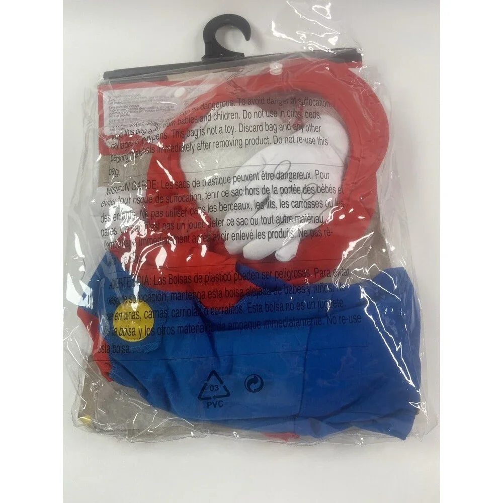 New Super Mario Bros. Mario Halloween Costume Toddler Boy Size 2T by Disguise - Picture 3 of 11